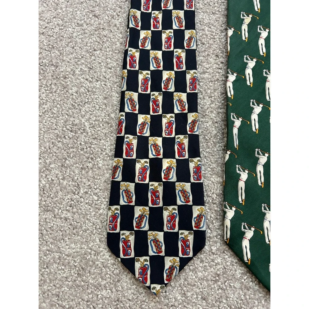 Polo Ralph Lauren Marks & Spencer Ruffler Ties Mens OS Multi Excellent Golf Set3